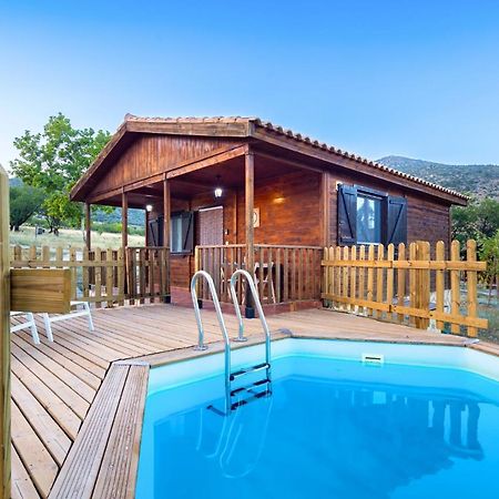 Aldea Los Odres - Cabanas De Madera De 1ª Con Piscina Privada Y Bbq En La Puerta Moratalla  Ngoại thất bức ảnh