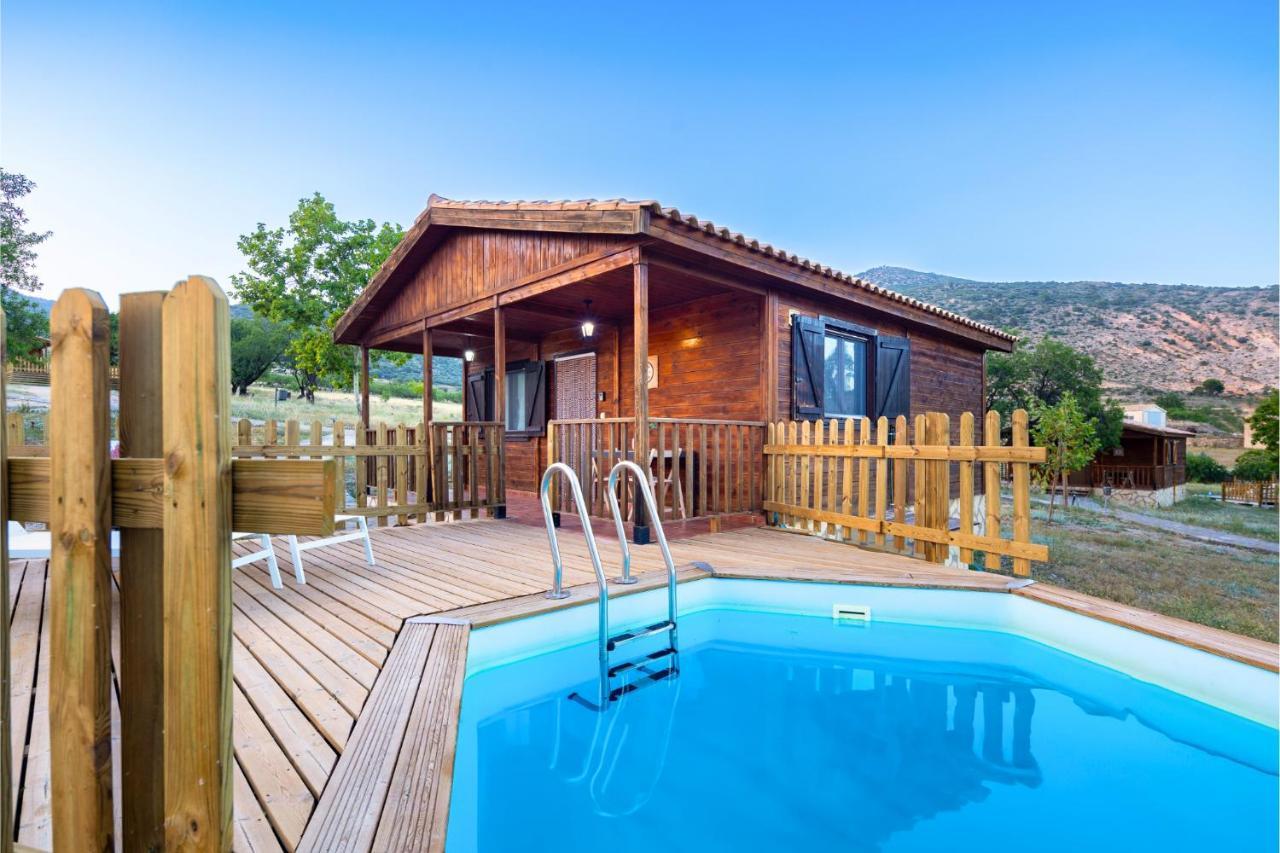 Aldea Los Odres - Cabanas De Madera De 1ª Con Piscina Privada Y Bbq En La Puerta Moratalla  Ngoại thất bức ảnh