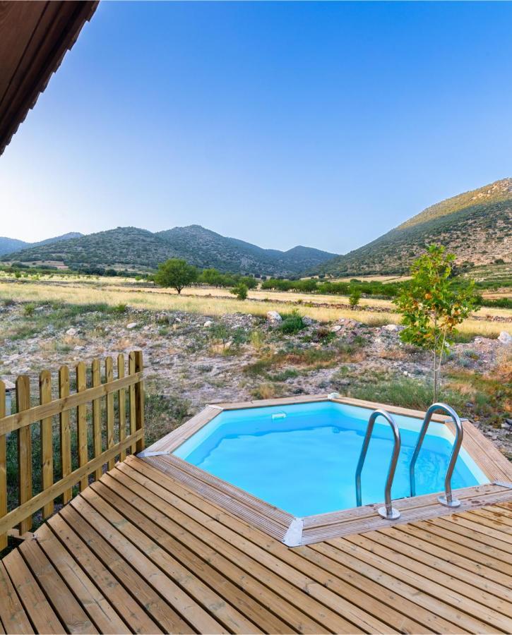 Aldea Los Odres - Cabanas De Madera De 1ª Con Piscina Privada Y Bbq En La Puerta Moratalla  Ngoại thất bức ảnh