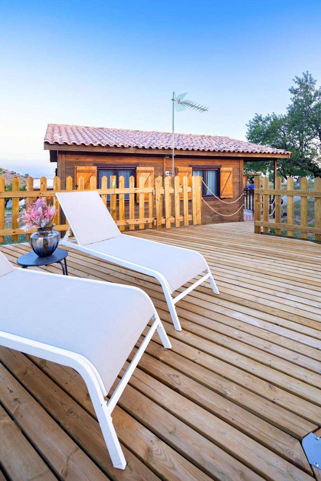 Aldea Los Odres - Cabanas De Madera De 1ª Con Piscina Privada Y Bbq En La Puerta Moratalla  Ngoại thất bức ảnh
